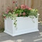Mayne Fairfield Patio Planter 20x36 - White 5826-W - alternate 1